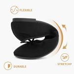 Greatonu Women's Foldable Ballet Pumps - Black