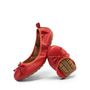 DREAM PAIRS Women's Bow Knot Roll Up Flats