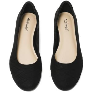 Ataiwee Women's Elegant Slip-On Ballet Flats
