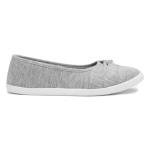 Lilley Pearl Women's Grey Slip-On Canvas Size 8
