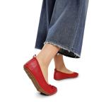 DREAM PAIRS Women's Bow Knot Roll Up Flats