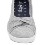 Lilley Pearl Women's Grey Slip-On Canvas Size 8