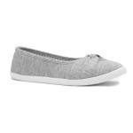 Lilley Pearl Women's Grey Slip-On Canvas Size 8