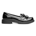 Lilley Fallon Black Patent Loafers for Girls