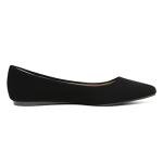 DREAM PAIRS Women's Black Ballet Flats