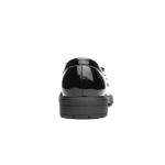Lilley Fallon Black Patent Loafers for Girls