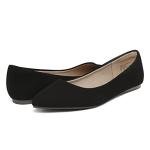 DREAM PAIRS Women's Black Ballet Flats