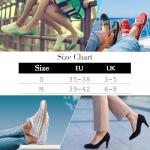 JaosWish Women’s No Show Liner Socks - 6 Pairs