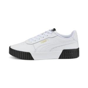 PUMA Women's Carina 2.0 Sneakers – White/Gold/Black