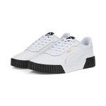 PUMA Women's Carina 2.0 Sneakers – White/Gold/Black