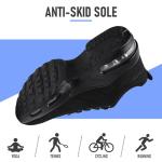 All Black Women's Air Cushion Running Shoes