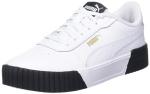 PUMA Women's Carina 2.0 Sneakers – White/Gold/Black