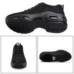 All Black Women's Air Cushion Running Shoes