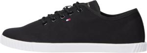 Tommy Hilfiger Black Lace-Up Cupsole Trainers for Women