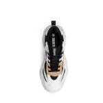 Chunky Black/Tan Platform Sneakers for Women