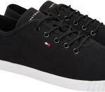 Tommy Hilfiger Black Lace-Up Cupsole Trainers for Women