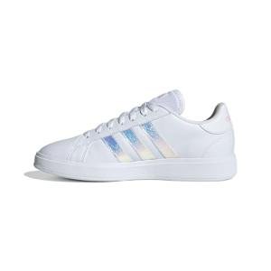 adidas Women's Grand Court Shoes - Cloud White/Pink