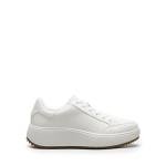 All White Chunky Platform Sneakers for Women