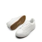 All White Chunky Platform Sneakers for Women
