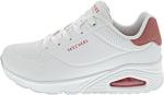 Skechers Women's Uno Pop Back in White/Coral