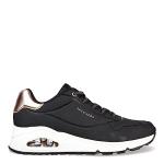 Skechers Women's Shimmer Away Black Sneakers, Size 5.5
