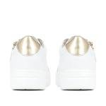 Pavers Women's Stylish Lace-Up Trainers - White