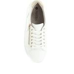 Pavers Women's Stylish Lace-Up Trainers - White