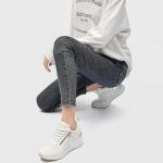 Anjoufemme White Wedge Platform Trainers for Women