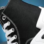 Trendy Black High Top Chunky Sneakers for Women