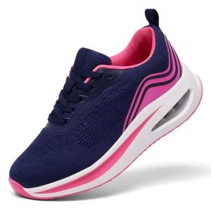 Women’s Arch Support Memory Foam Trainers - Navy