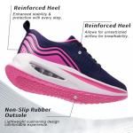 Women’s Arch Support Memory Foam Trainers - Navy