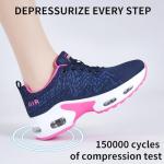 Women's Arch Support Running Trainers - Navy Sneakers