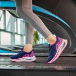 Women’s Arch Support Memory Foam Trainers - Navy