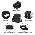 Men’s Waterproof Crossbody Bag with Adjustable Strap