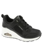 Skechers Women's Uno Wedge Sneaker in Black