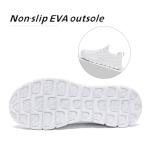 Women's Lightweight Slip-On Athletic Sneakers - White