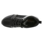 Skechers Women's Uno Wedge Sneaker in Black