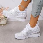 Glittery Strass Sneaker for Stylish Comfort