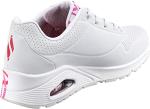 Skechers Women's UNO Heart Print Sneakers - White