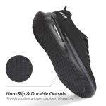 All Black Air Cushion Running Shoes for Women
