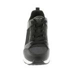 Skechers Women's Uno Wedge Sneaker in Black