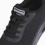 All Black Air Cushion Running Shoes for Women