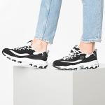 Skechers Women's D'lites Trainers - Black & White