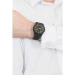 Men's Armani Exchange Chronograph Watch - Black Silicone
