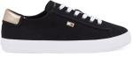 Tommy Hilfiger Women's Lace-Up Canvas Trainers - Black