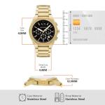 Armani Exchange Men's Quartz Watch with Steel Strap