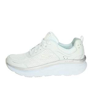 Skechers Women's White Silver D'lux Motion Trainers