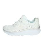 Skechers Women's White Silver D'lux Motion Trainers