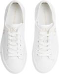 Calvin Klein Women’s White Flatform Trainers