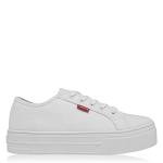 Levi's Tijuana Women's White Trainers, Size 4